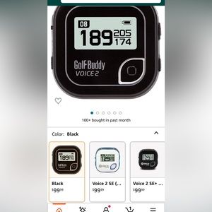 NWT Golf Buddy Voice 2 Talking GPS Rangefinder